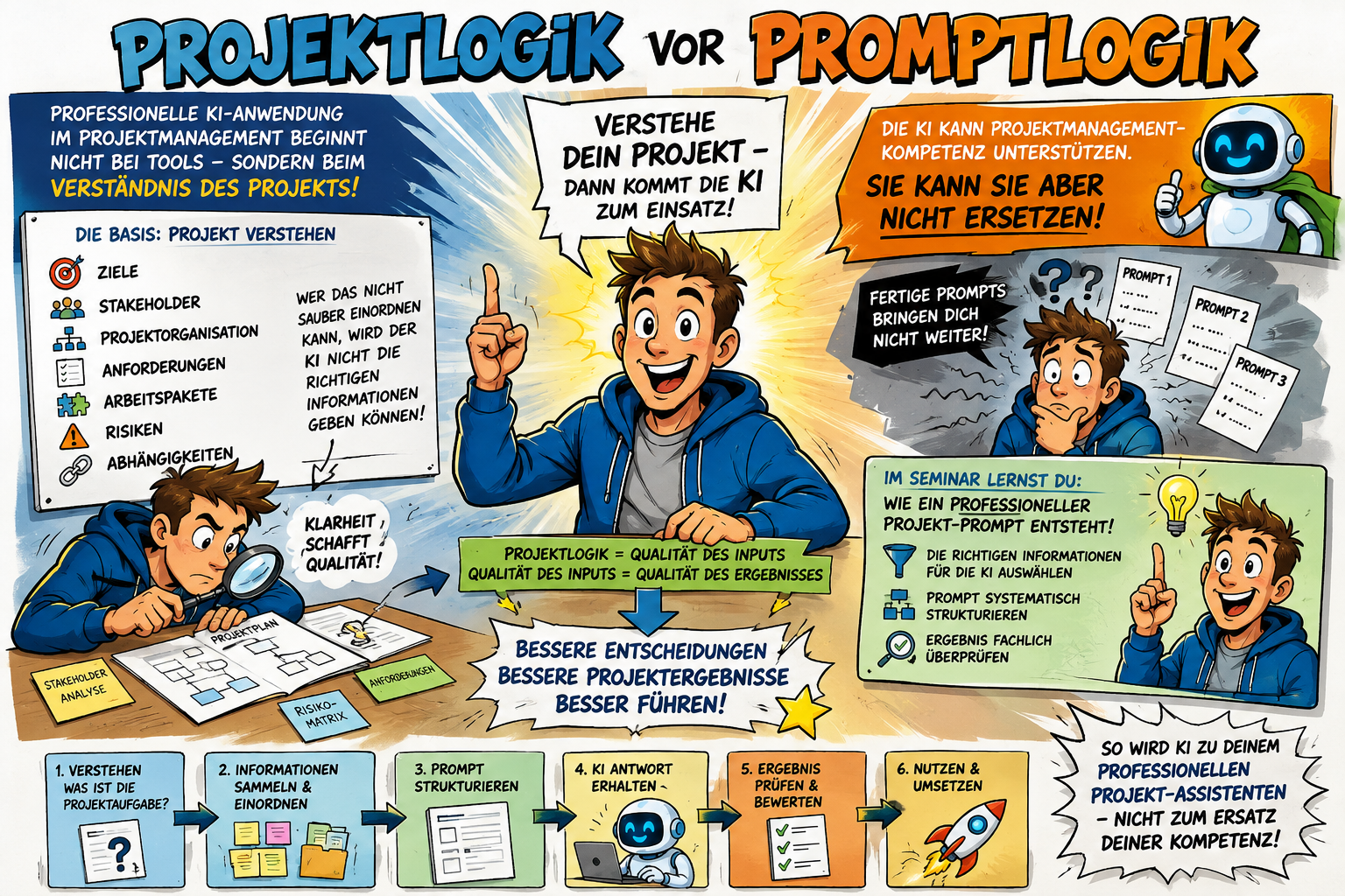 Prompt Logik zu Projektlogik